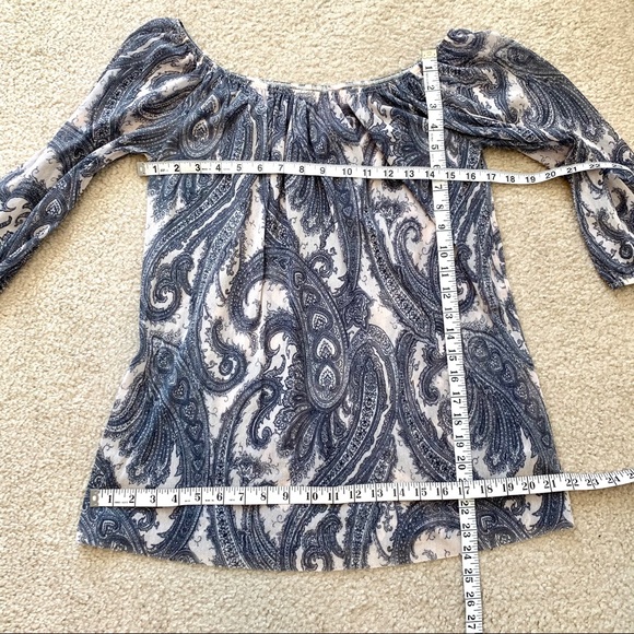 SWEET PEA by STACY FRATI Semi-Sheer Blouse—SZ. SM - Picture 9 of 16